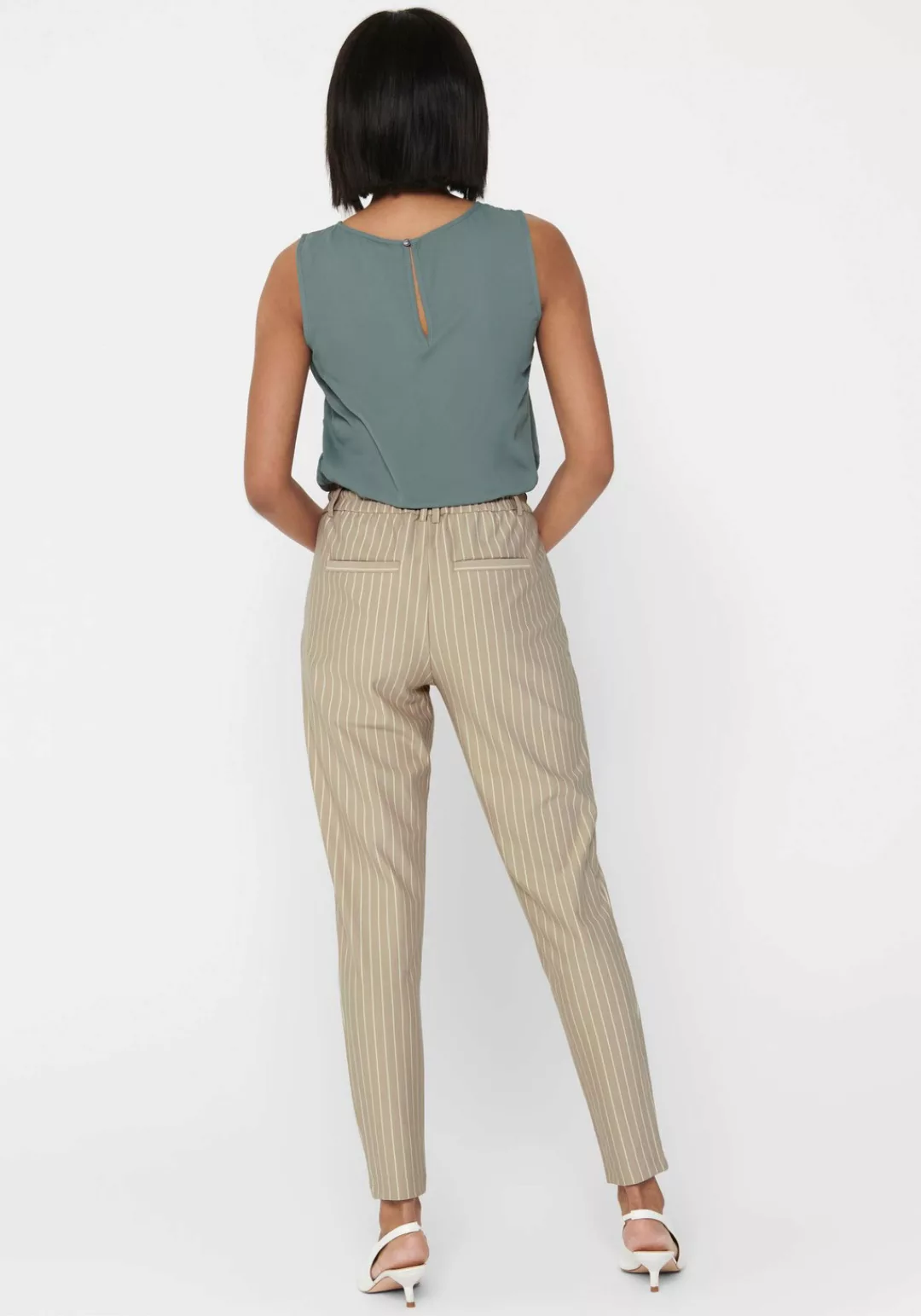 ONLY Poptrash Hose Damen Beige günstig online kaufen