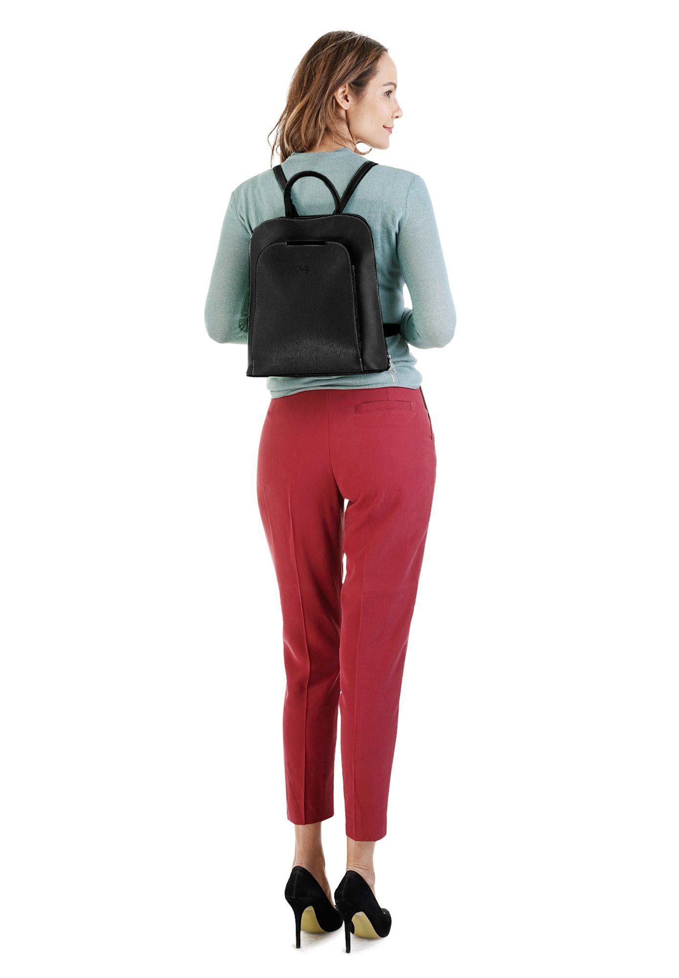Cluty Cityrucksack, echt Leder, Made in günstig online kaufen