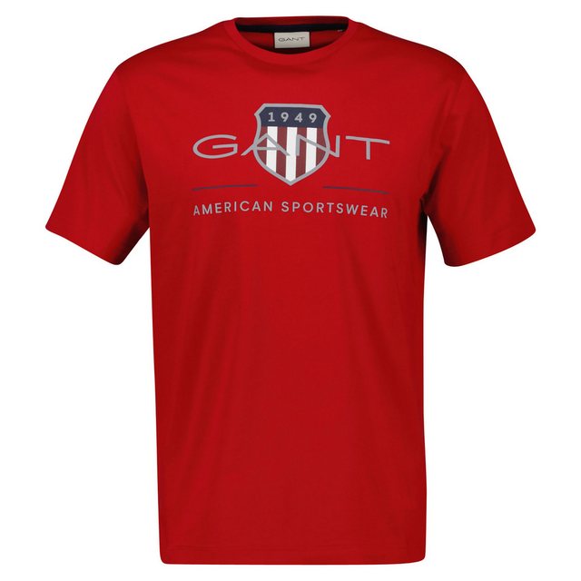 Gant T-Shirt Herren T-Shirt - REGULAR ARCHIVE SHIELD, Rundhals günstig online kaufen