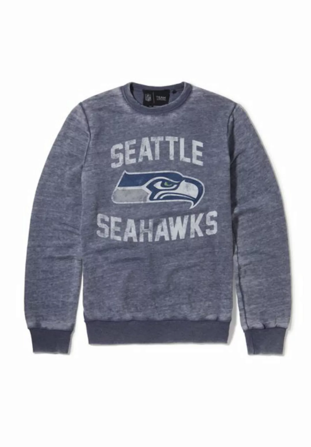 Recovered Sweatshirt NFL Seattle Seahawks Classic Print GOTS zertifizierte günstig online kaufen