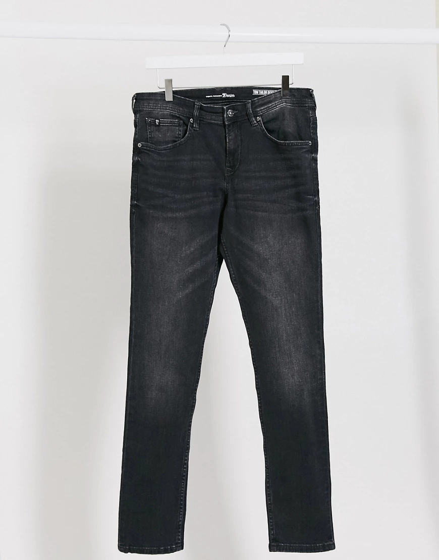 Tom Tailor Culver Skinny Jeans 28 Used Dark Stone Black Denim günstig online kaufen