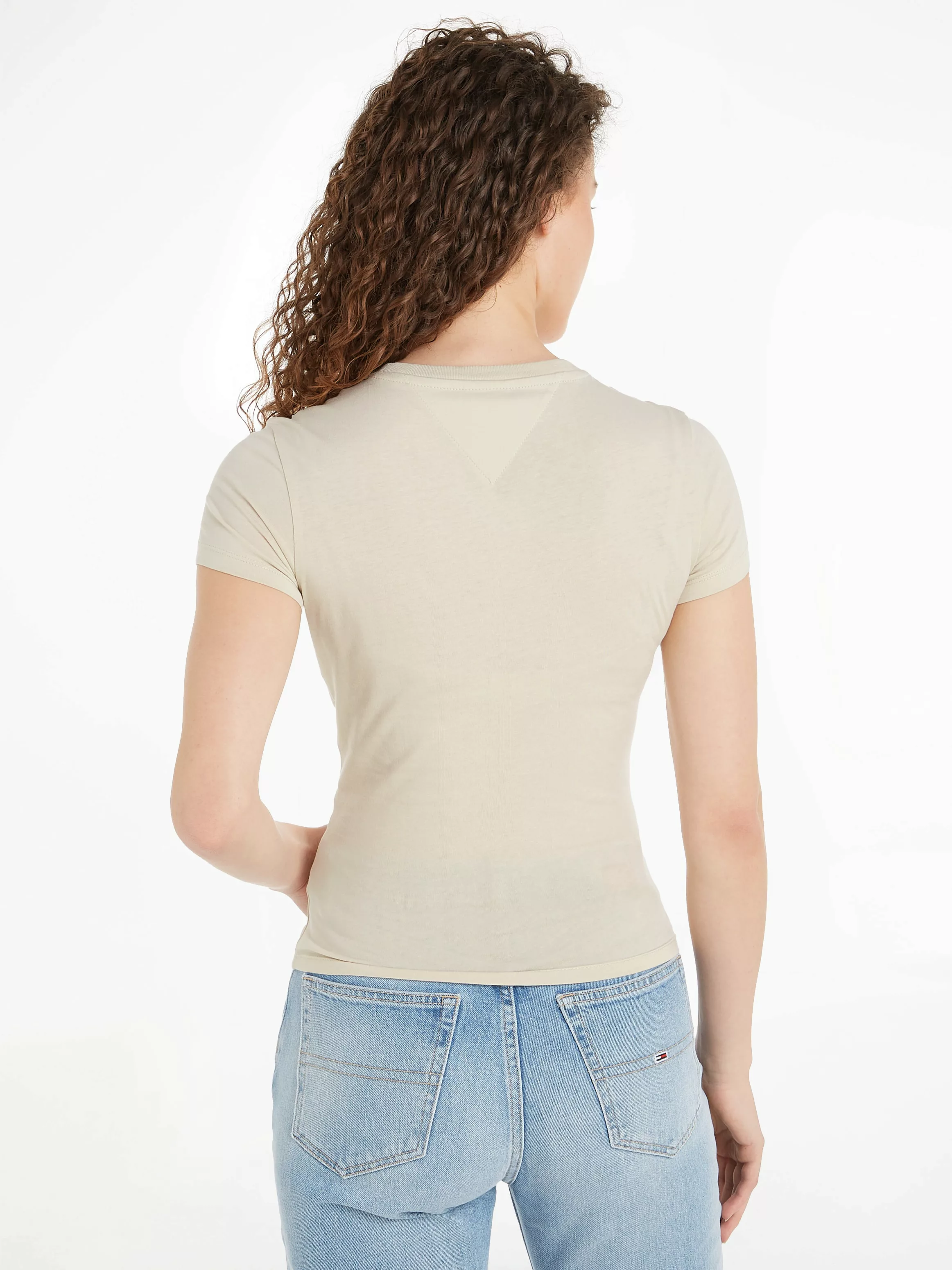 Tommy Jeans Curve T-Shirt TJW SLIM LINEAR TEE EXT Große Größen günstig online kaufen