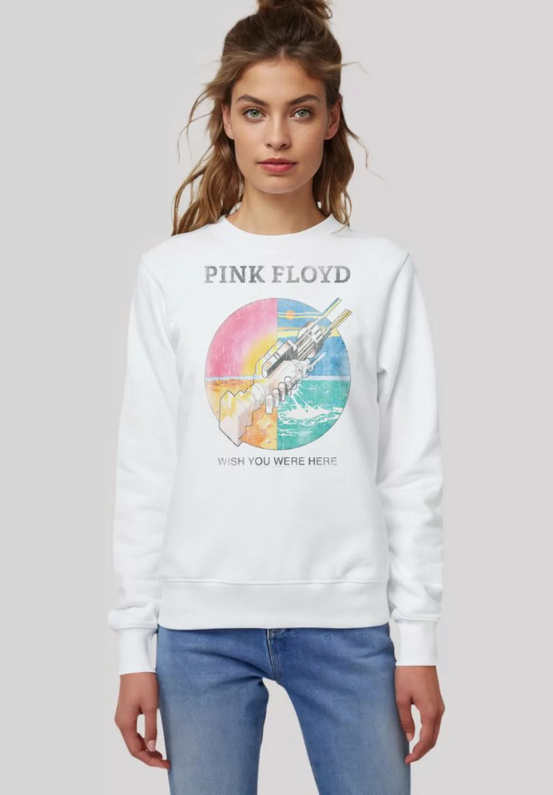 F4NT4STIC Sweatshirt "Pink Floyd Wish You Were Here", Premium Qualität günstig online kaufen