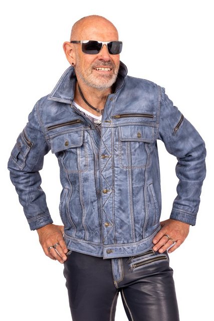 Be Noble Lederjacke Denver Vintage Coole Lederjacke im Vintage Look günstig online kaufen