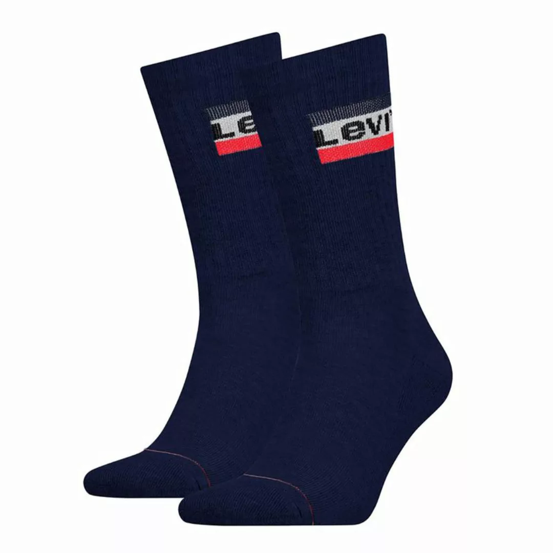 Levi´s ® Sportswear Logo Regular Socken 2 Paare EU 43-46 Dress Blues günstig online kaufen