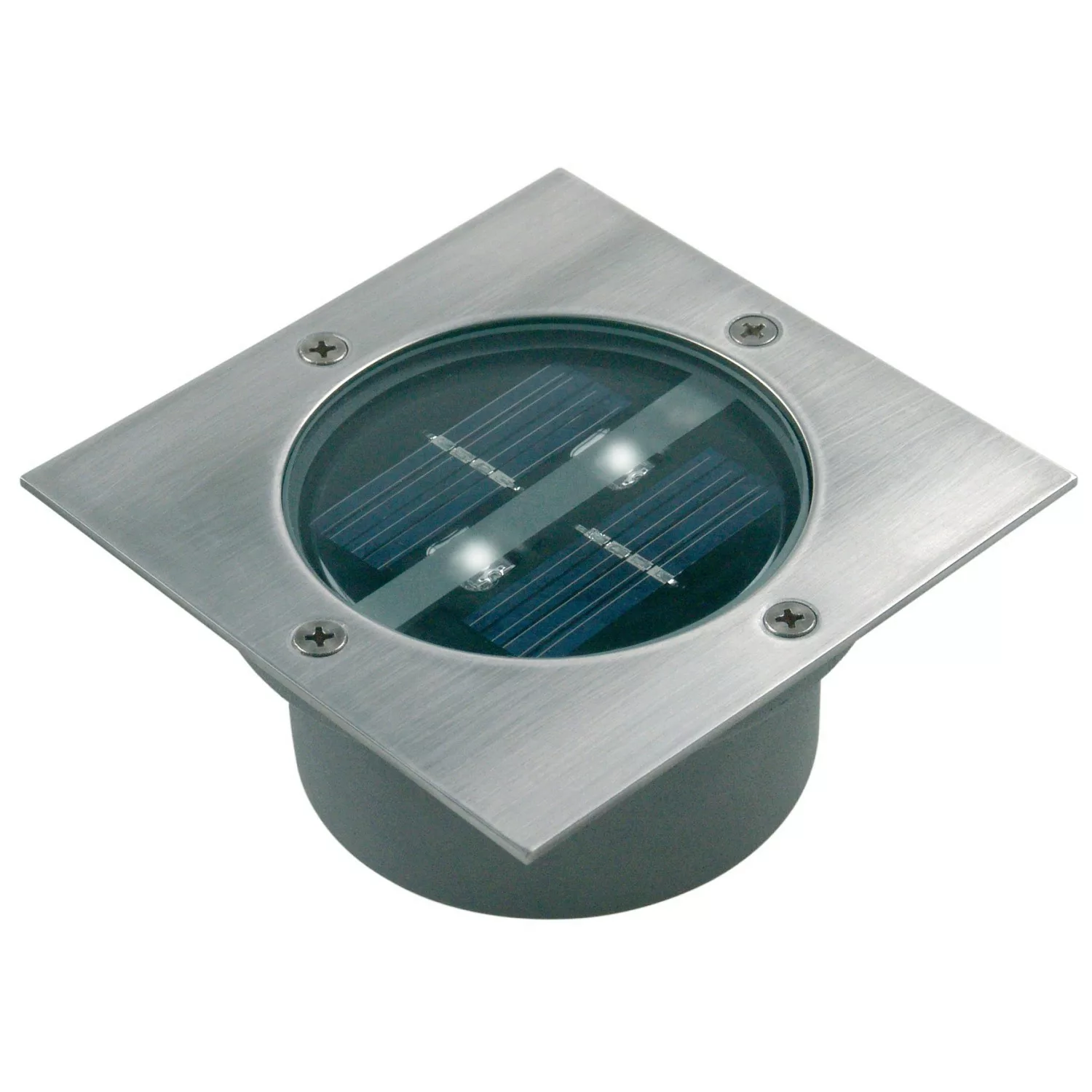 Ranex Solar Bodenstrahler Quadratisch 0,12 W Silber 5000.198 günstig online kaufen