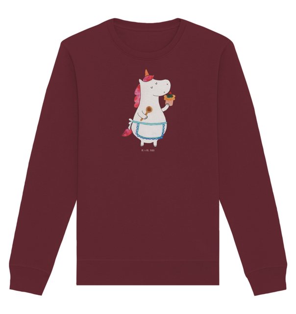 Mr. & Mrs. Panda Longpullover Größe L Einhorn Küche - Burgundy - Geschenk, günstig online kaufen