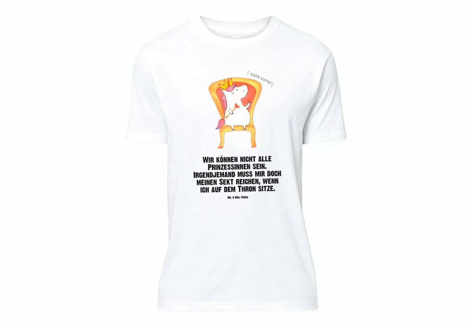 Mr. & Mrs. Panda T-Shirt Einhorn Prinzessin - Weiß - Geschenk, Tshirt, Part günstig online kaufen