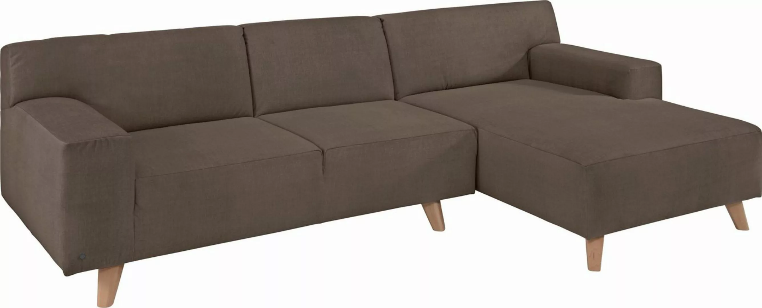 TOM TAILOR HOME Ecksofa NORDIC PURE, mit Recamiere, im Retrolook, Füße Buch günstig online kaufen