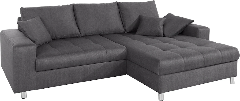 Mr. Couch Ecksofa "Tobi L-Form", wahlweise mit Kaltschaum (140kg Belastung/ günstig online kaufen