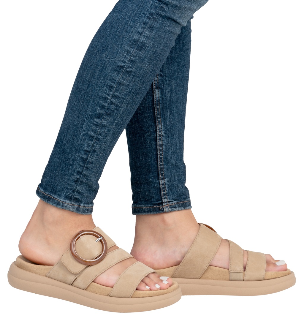 Remonte Pantolette, Sommerschuh, Schlupfschuh, Komfortschuh mit großer Zier günstig online kaufen