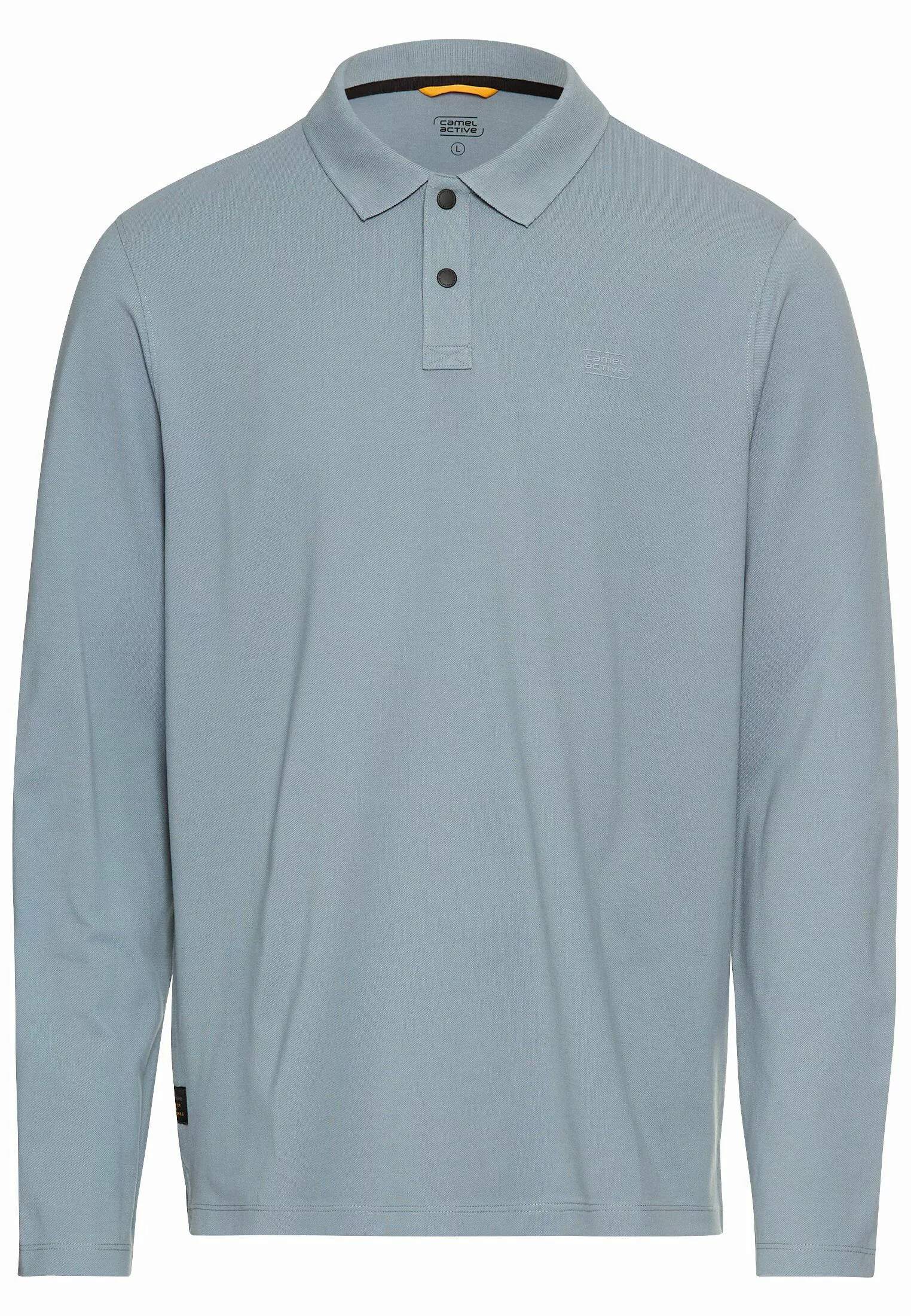 camel active Langarm-Poloshirt mit Logo Stickerei günstig online kaufen