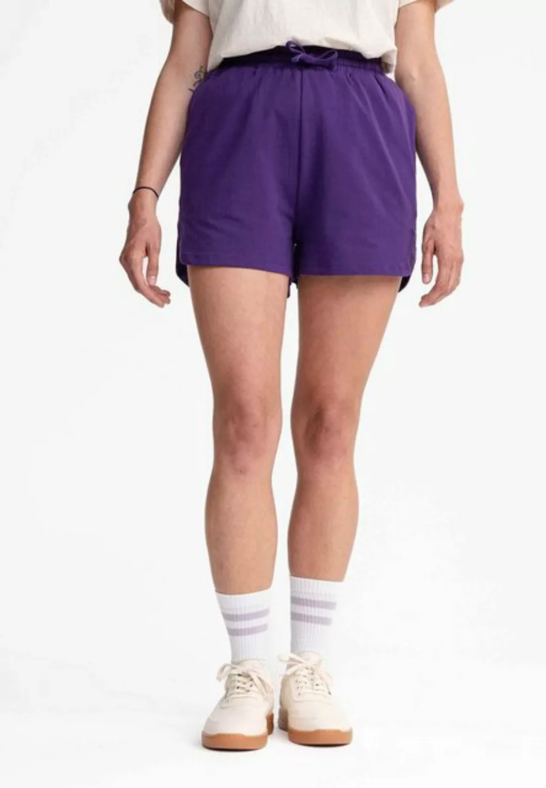 MELA Shorts Jersey Shorts SUNYATA Seitenschlitze mit abgerundetem Saum günstig online kaufen