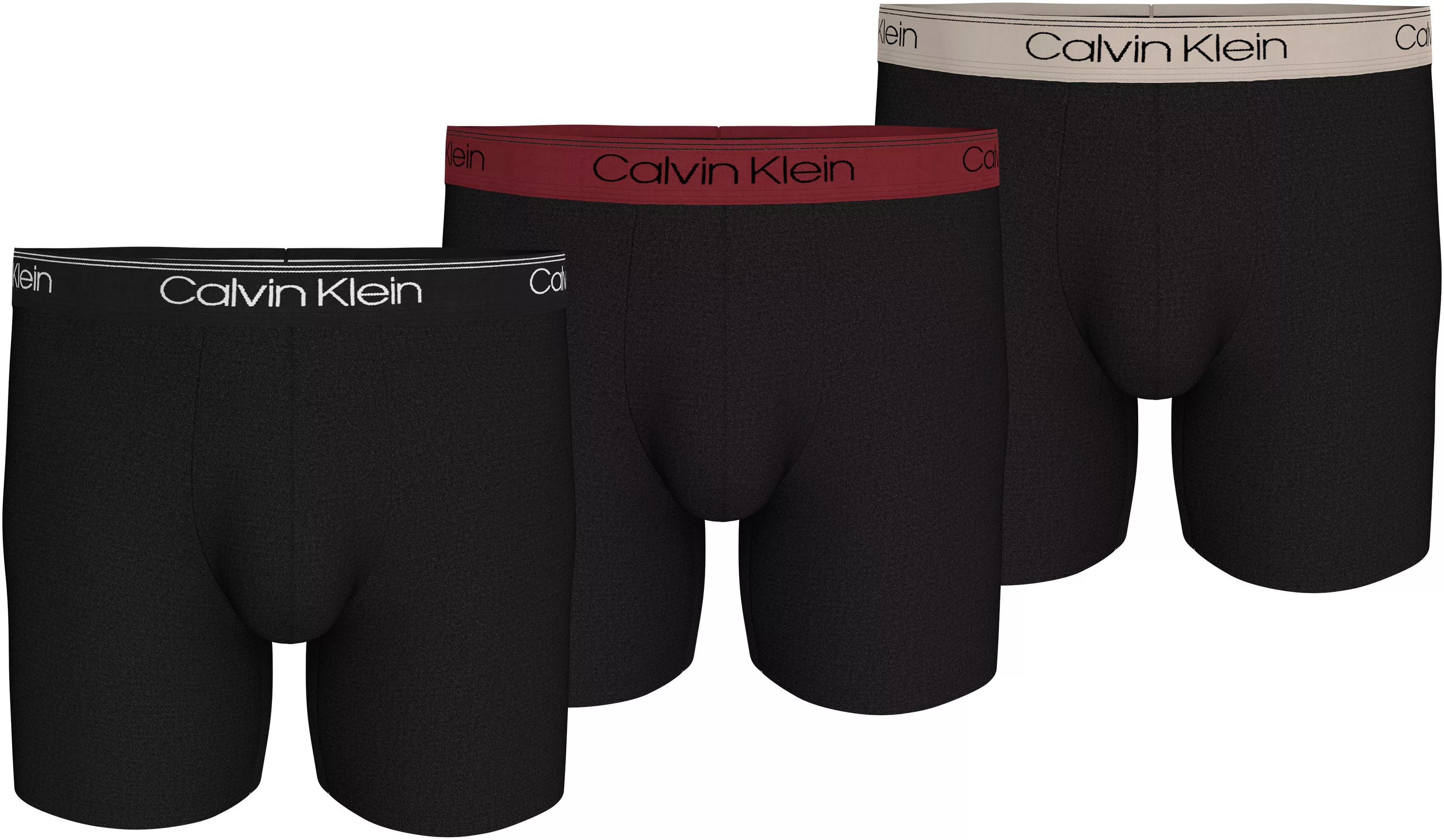 Calvin Klein Underwear Boxer "BOXER BRIEF 3PK", (Packung, 3er-Pack), mit lä günstig online kaufen