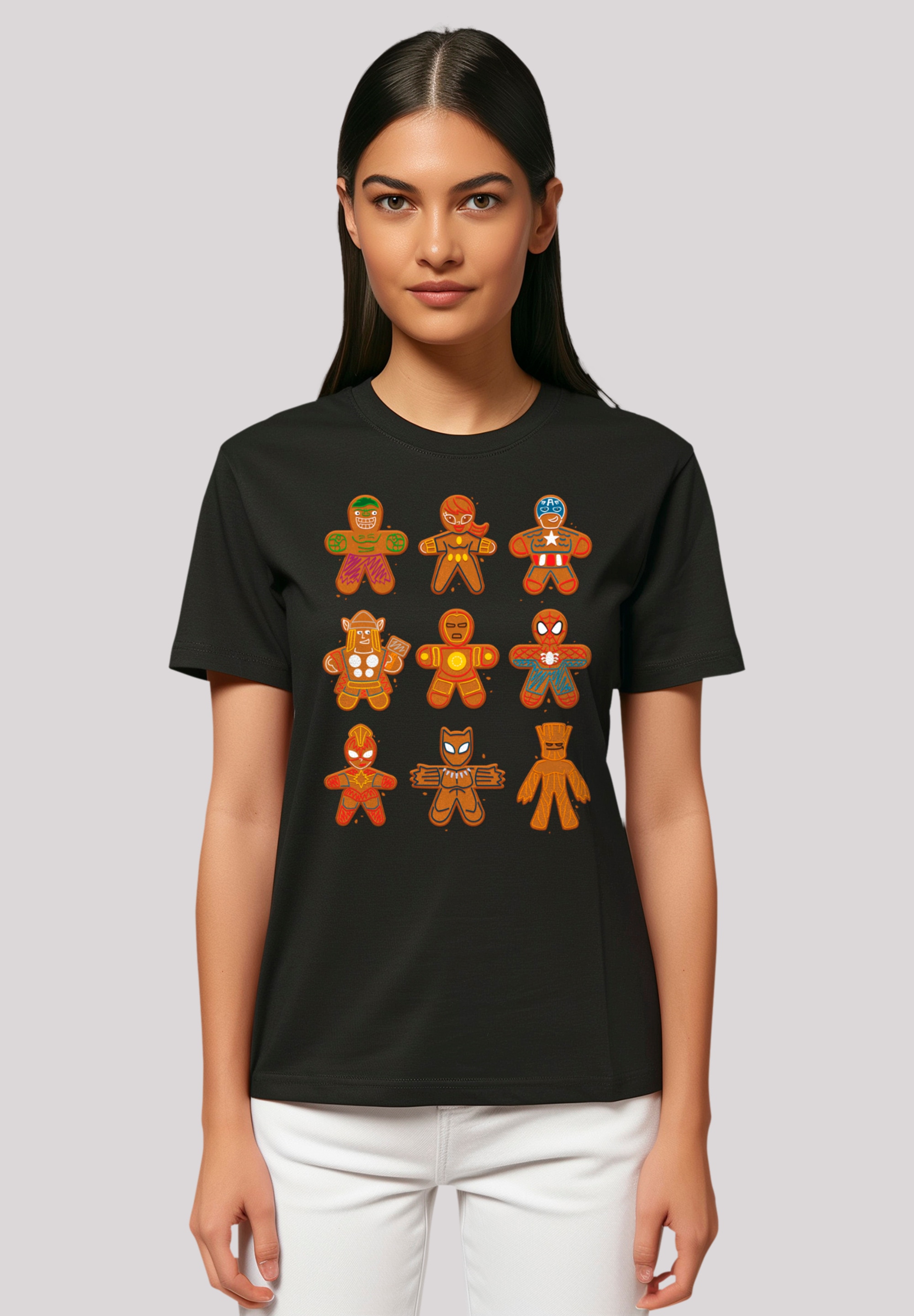 F4NT4STIC T-Shirt "Marvel Universe Christmas Gingerbread Avengers", Premium günstig online kaufen