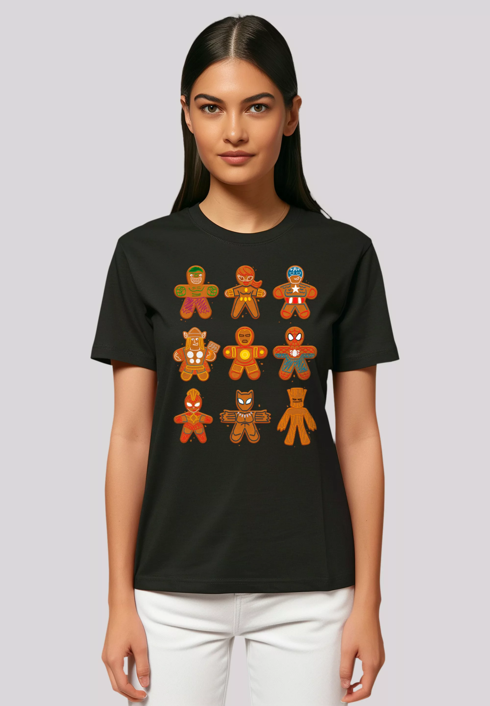 F4NT4STIC T-Shirt "Marvel Universe Christmas Gingerbread Avengers", Premium günstig online kaufen