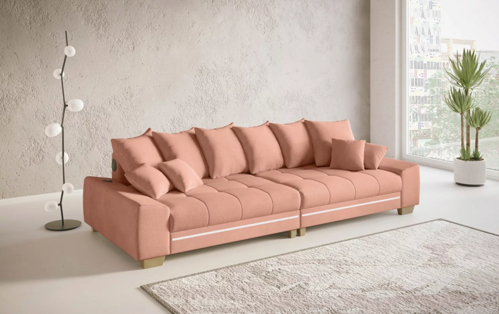 Mr. Couch Big-Sofa "Nikita II", RGB-LED, Bluetooth-Soundsystem, wahlweise m günstig online kaufen