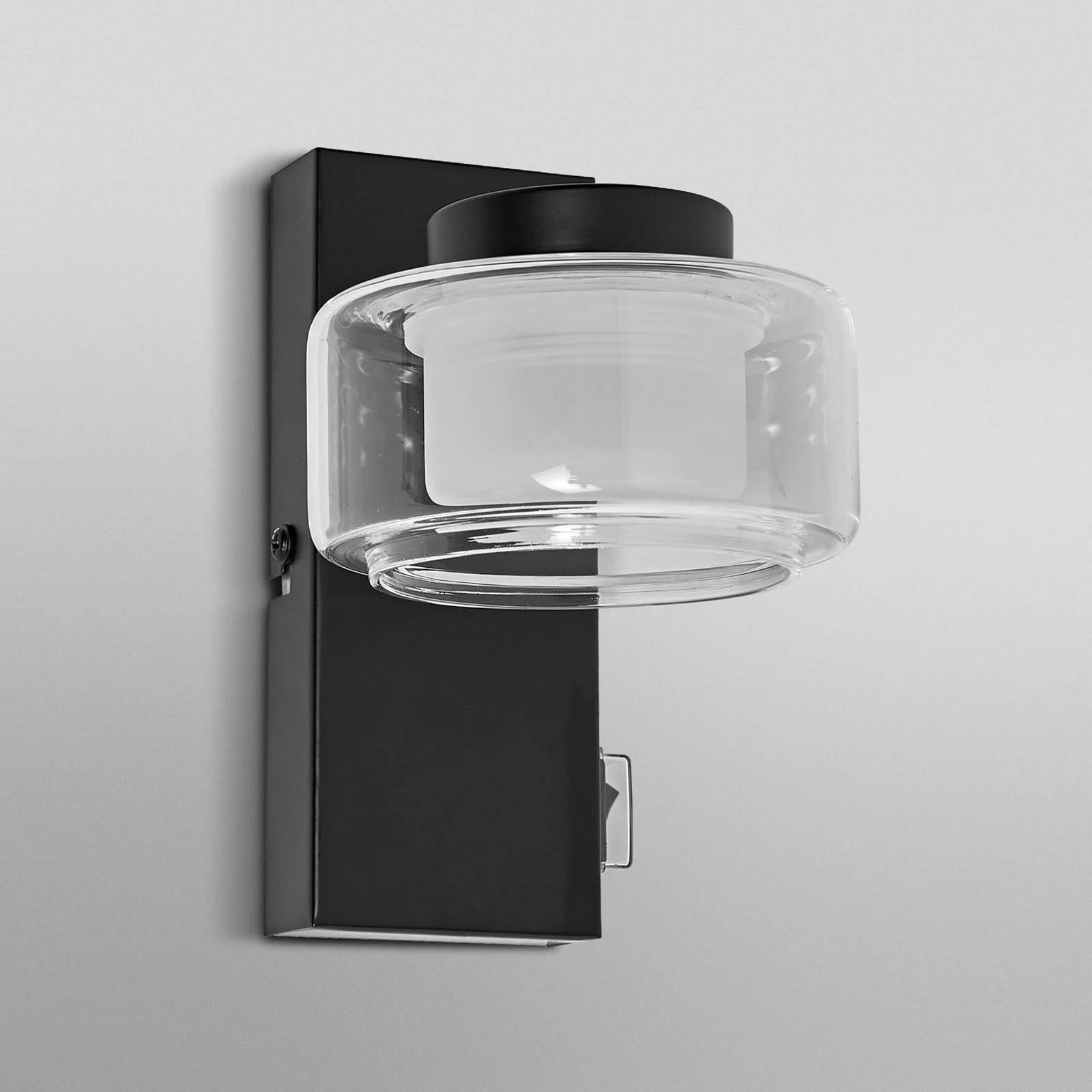 OSRAM LED-Wandleuchte ORBIS FLAME, schwarz, Metall, IP44 CCT günstig online kaufen