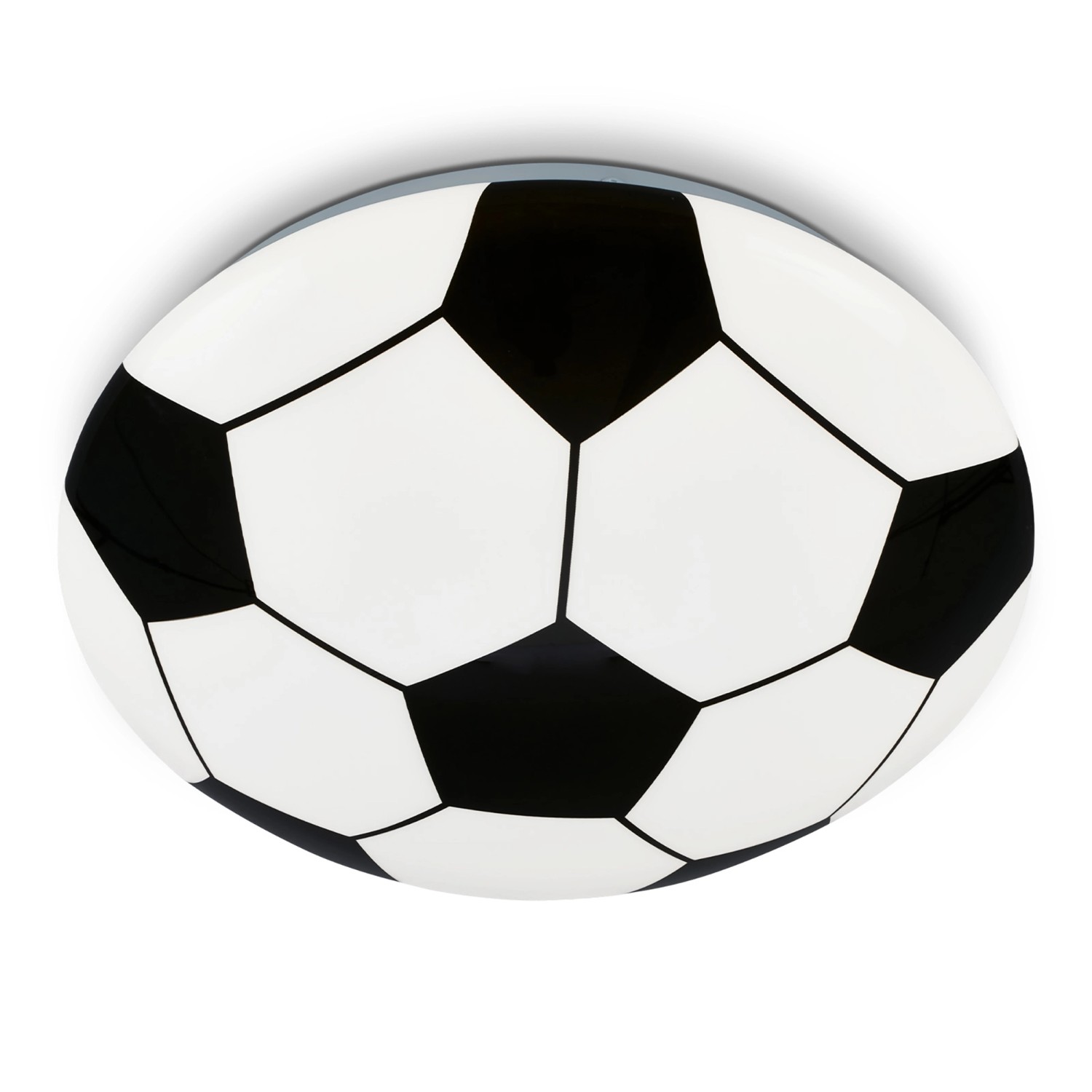 LED-Deckenleuchte Fußball, schwarz/weiß, Ø 27,5cm günstig online kaufen