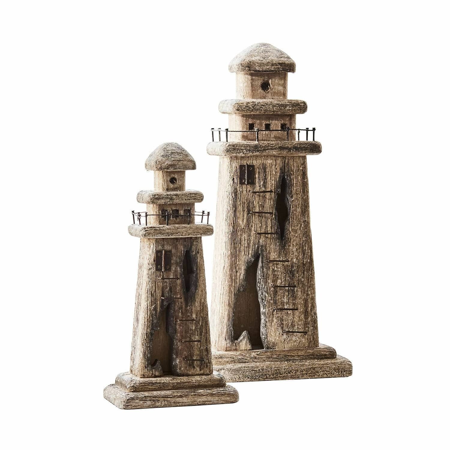 Mirabeau Dekoobjekt Deko-Leuchtturm 2er Set Bourgneuf günstig online kaufen