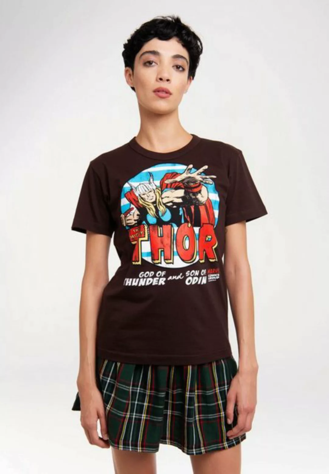 LOGOSHIRT T-Shirt Marvel - Mighty Thor mit coolem Print günstig online kaufen