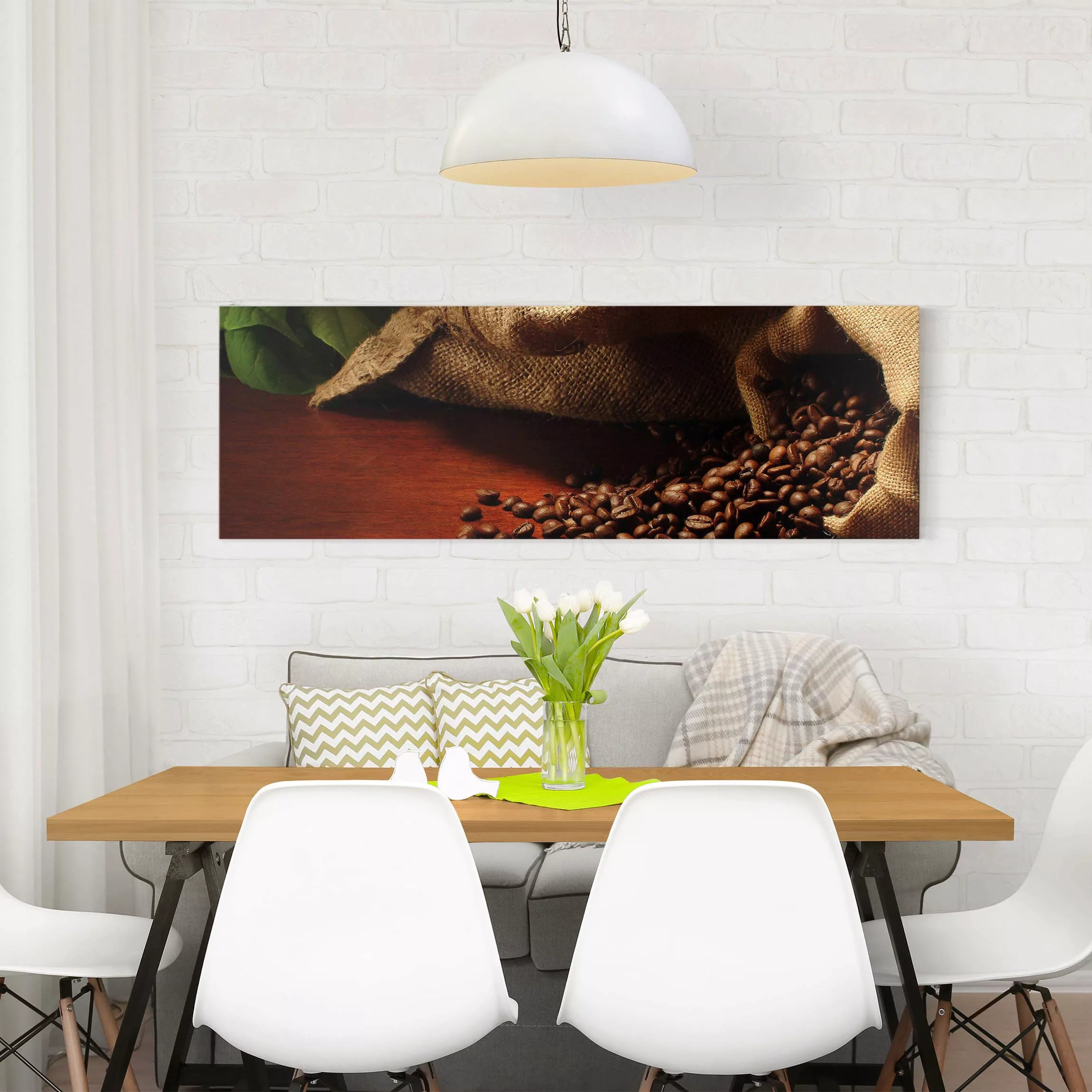 Leinwandbild Küche - Panorama Dulcet Coffee günstig online kaufen