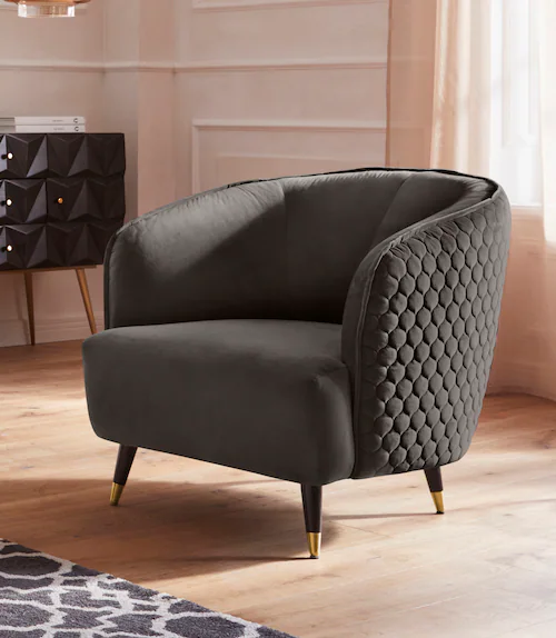 Guido Maria Kretschmer Home&Living Sessel "Oradea", mit eleganter Steppung günstig online kaufen
