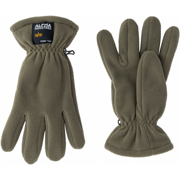 Alpha Industries  Handschuhe Label Fleece Gloves - dark olive günstig online kaufen