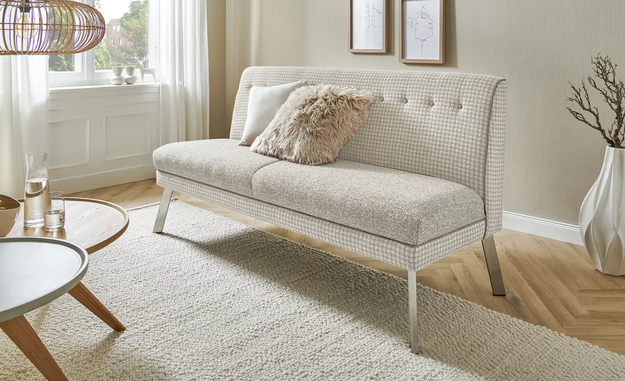 Barnickel Küchensofa  Tabea ¦ beige ¦ Maße (cm): B: 176 H: 92 T: 72.0 Bänke günstig online kaufen