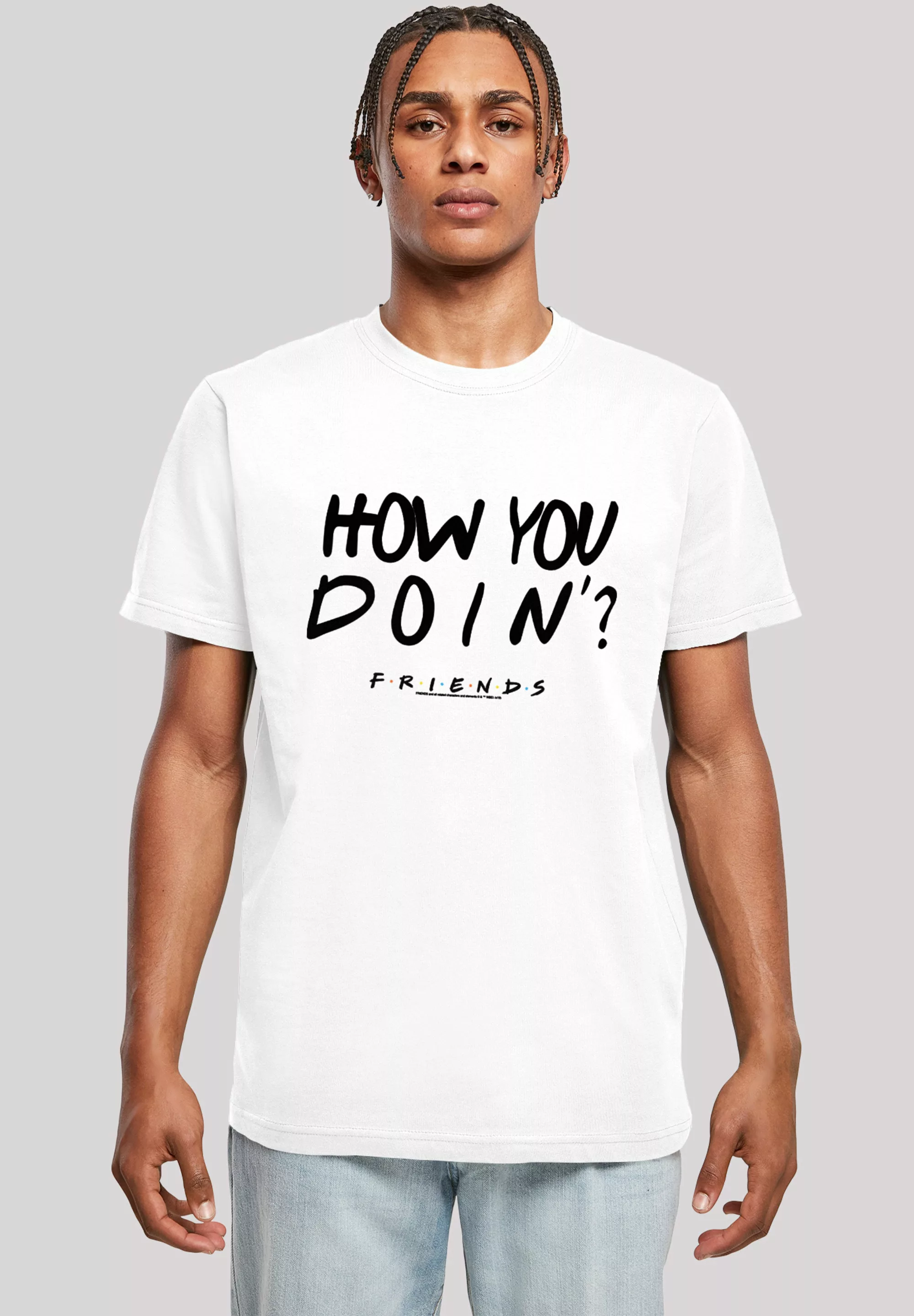 F4NT4STIC T-Shirt "FRIENDS TV Serie How You Doin? WHT", Print günstig online kaufen