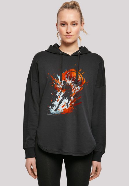 F4NT4STIC Kapuzenpullover Basketball Splash Sport Oversize Hoodie Print günstig online kaufen