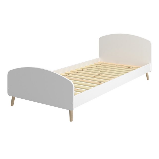 loft24 Bettgestell Gigi, Bett, Kinderbett, 90x200 cm, skandinavisches Desig günstig online kaufen