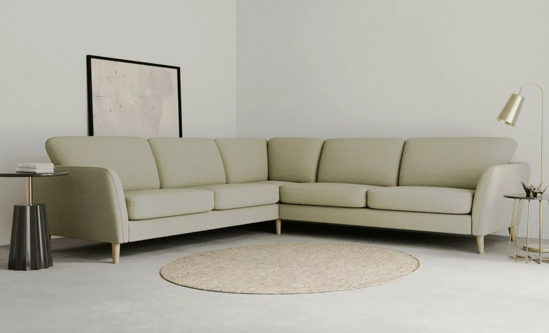 Home affaire Ecksofa MARSEILLE 278/278 cm, L-Form, gleichschenklig, aus Eic günstig online kaufen