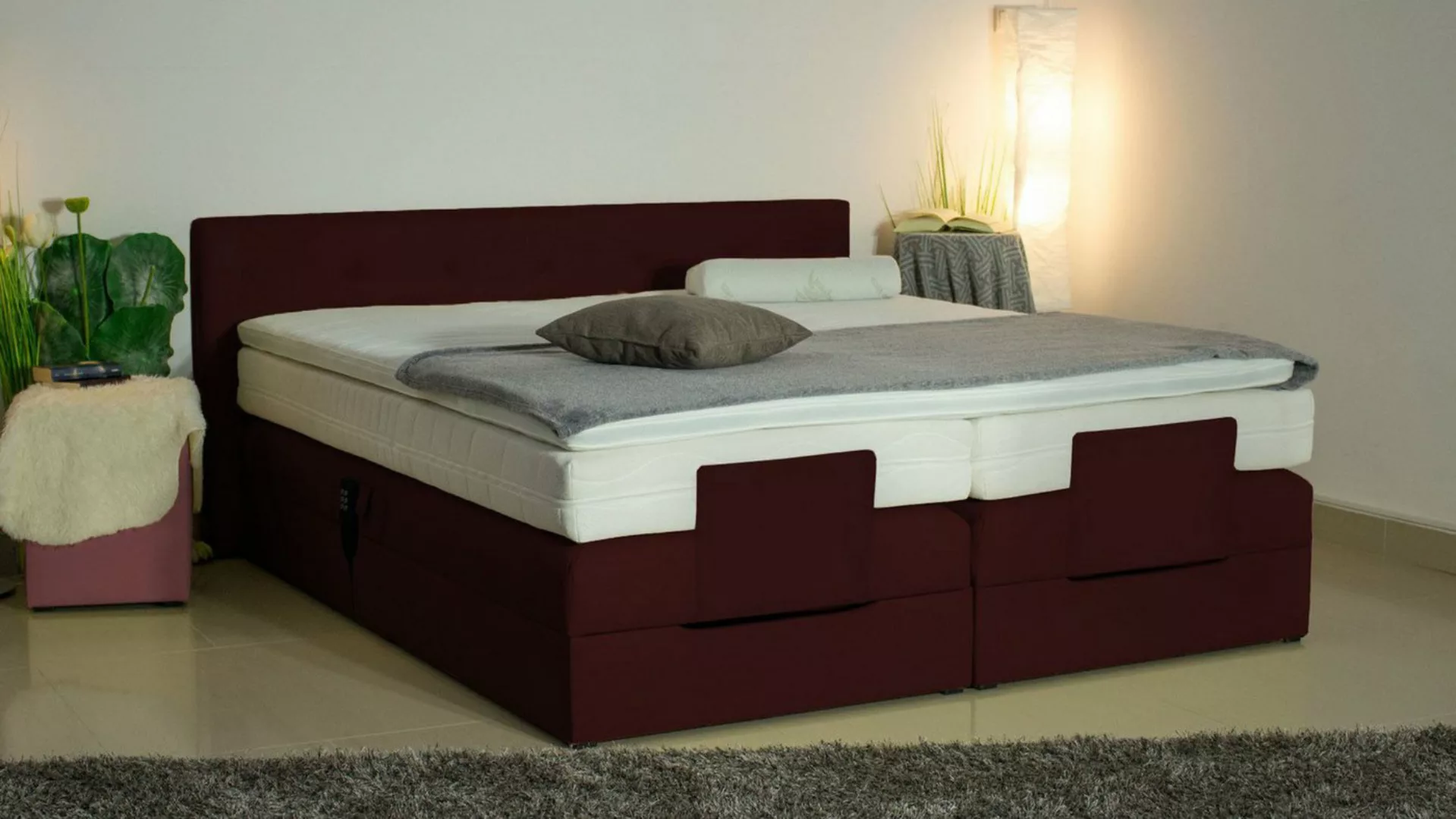 PAARA Boxspringbett 25GM elektrisch verstellbar mit Motor Dachschräge, inkl günstig online kaufen