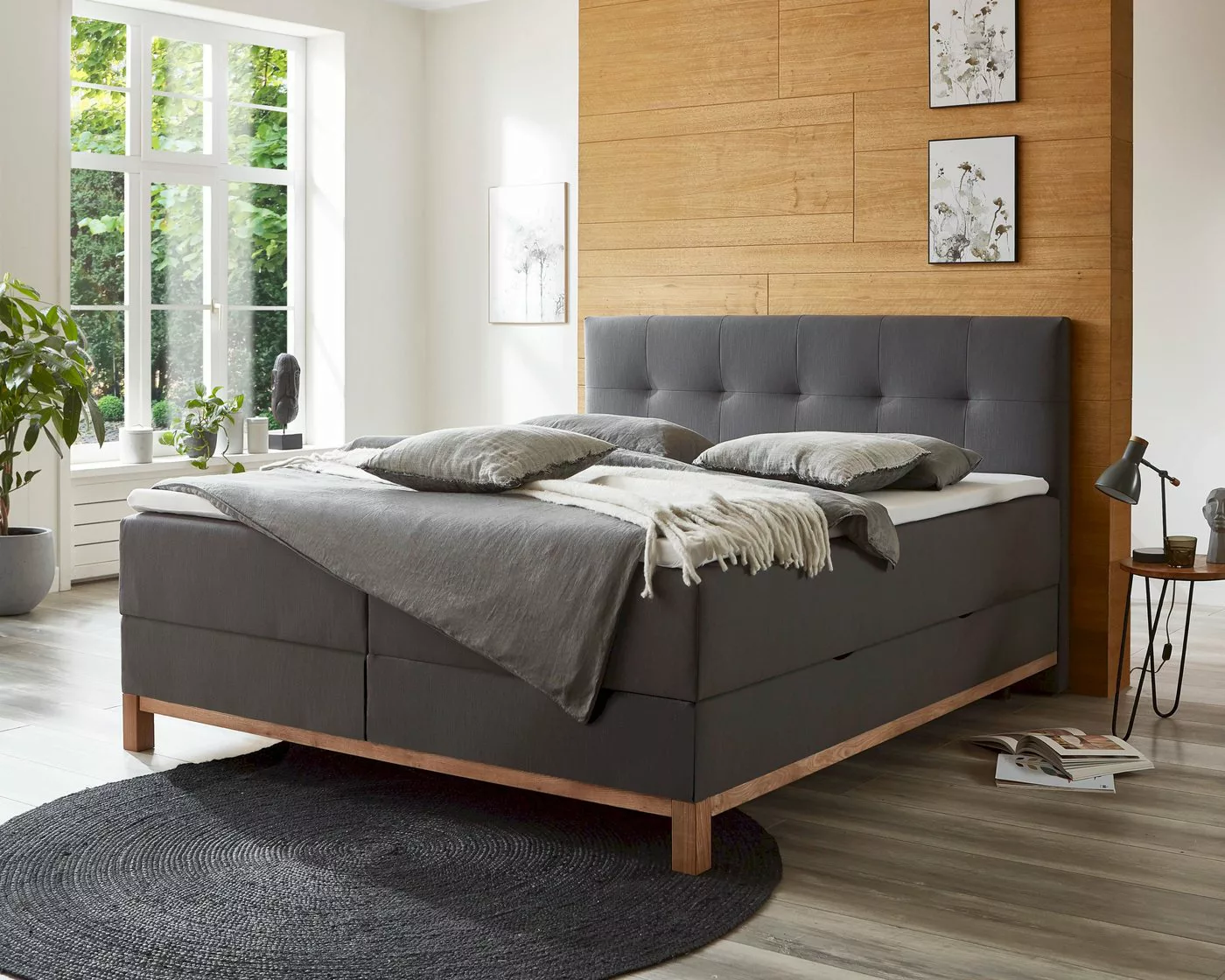 meise.möbel Boxspringbett Meise Möbel Catania Boxspringbett Holzfuß (1) günstig online kaufen