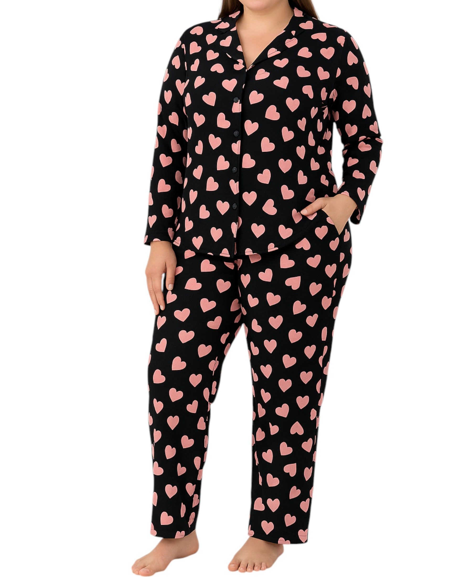fashionshowcase Pyjama Pyjama Set Damen Schlafanzug günstig online kaufen