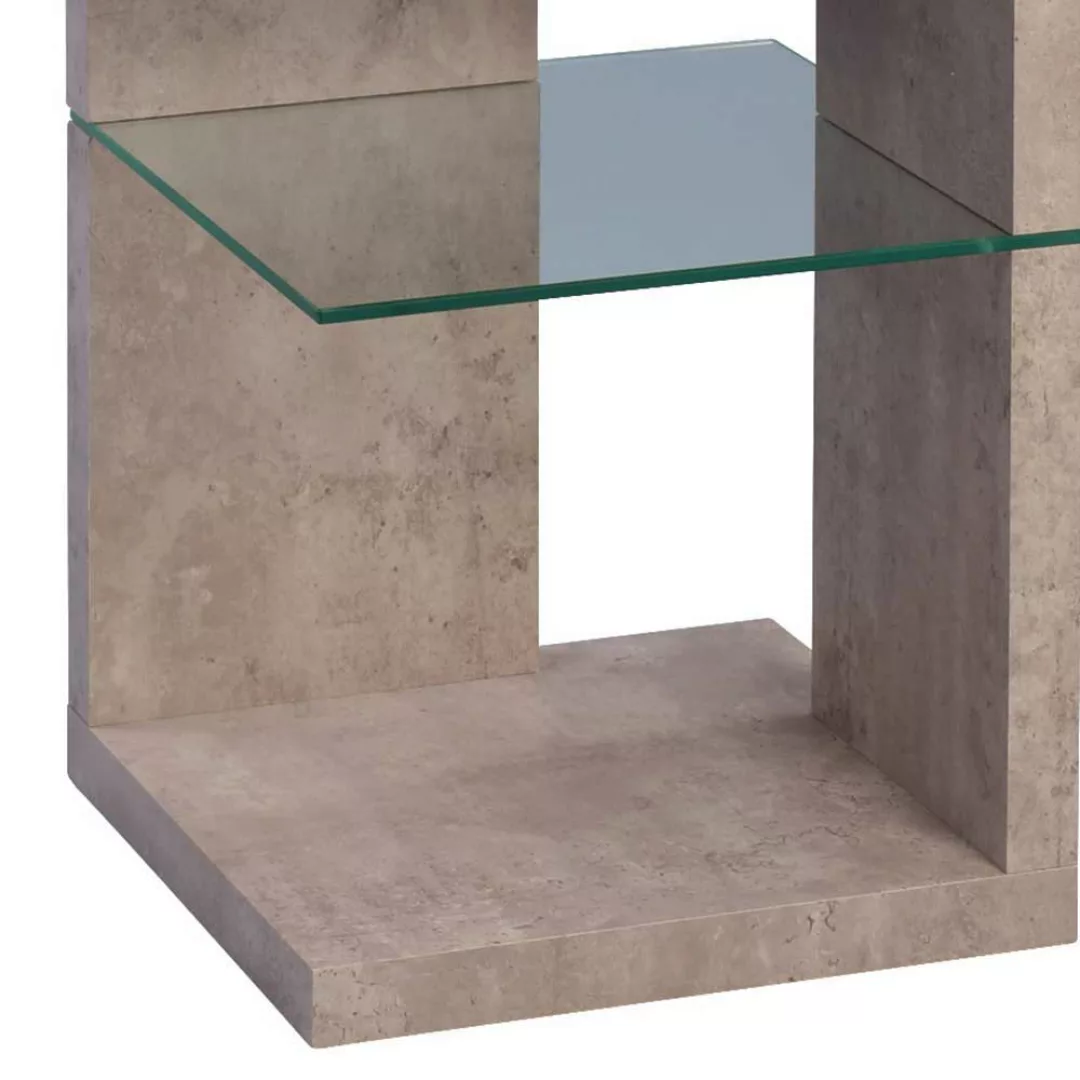 Design Beistelltisch Beton Grau 40 cm günstig online kaufen