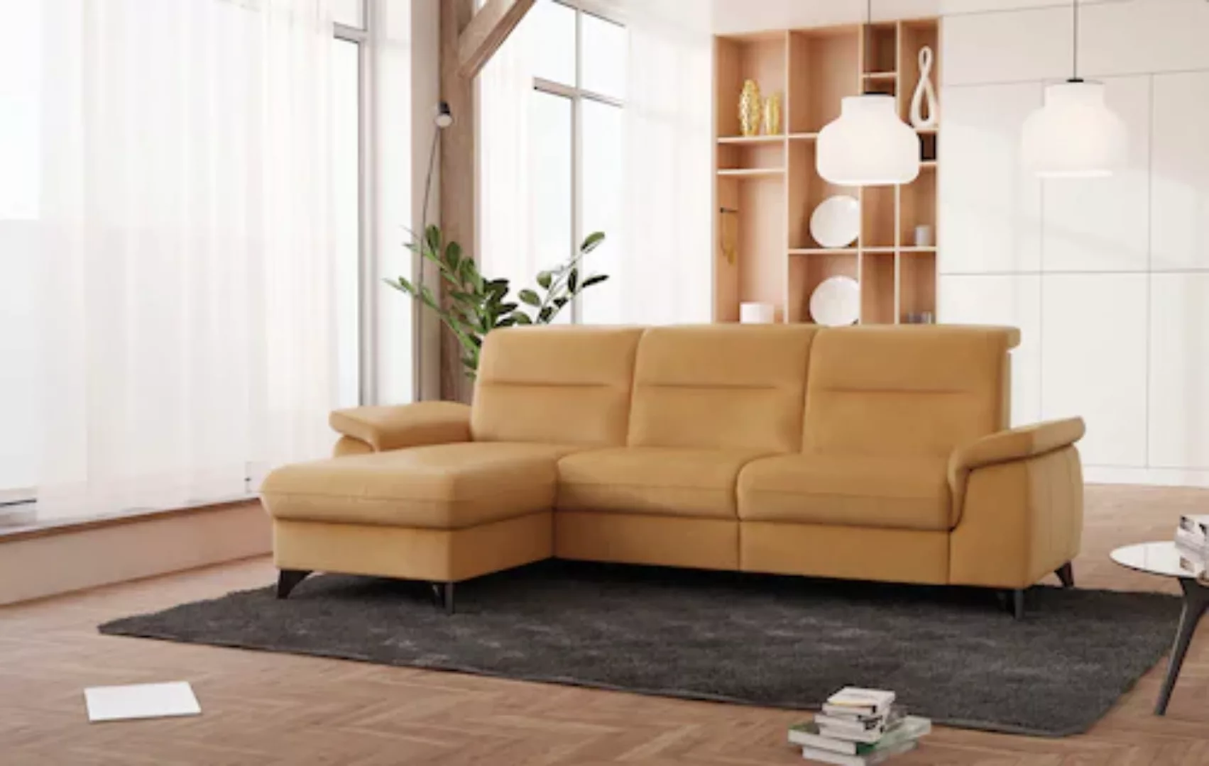 sit&more Ecksofa »Astoria L-Form«, wahlweise mit motorischer Relaxfunktion günstig online kaufen