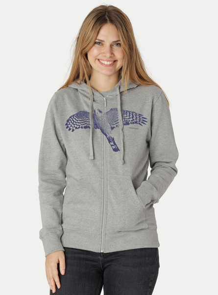 Bio Damen-zip-hoodie Sperber günstig online kaufen