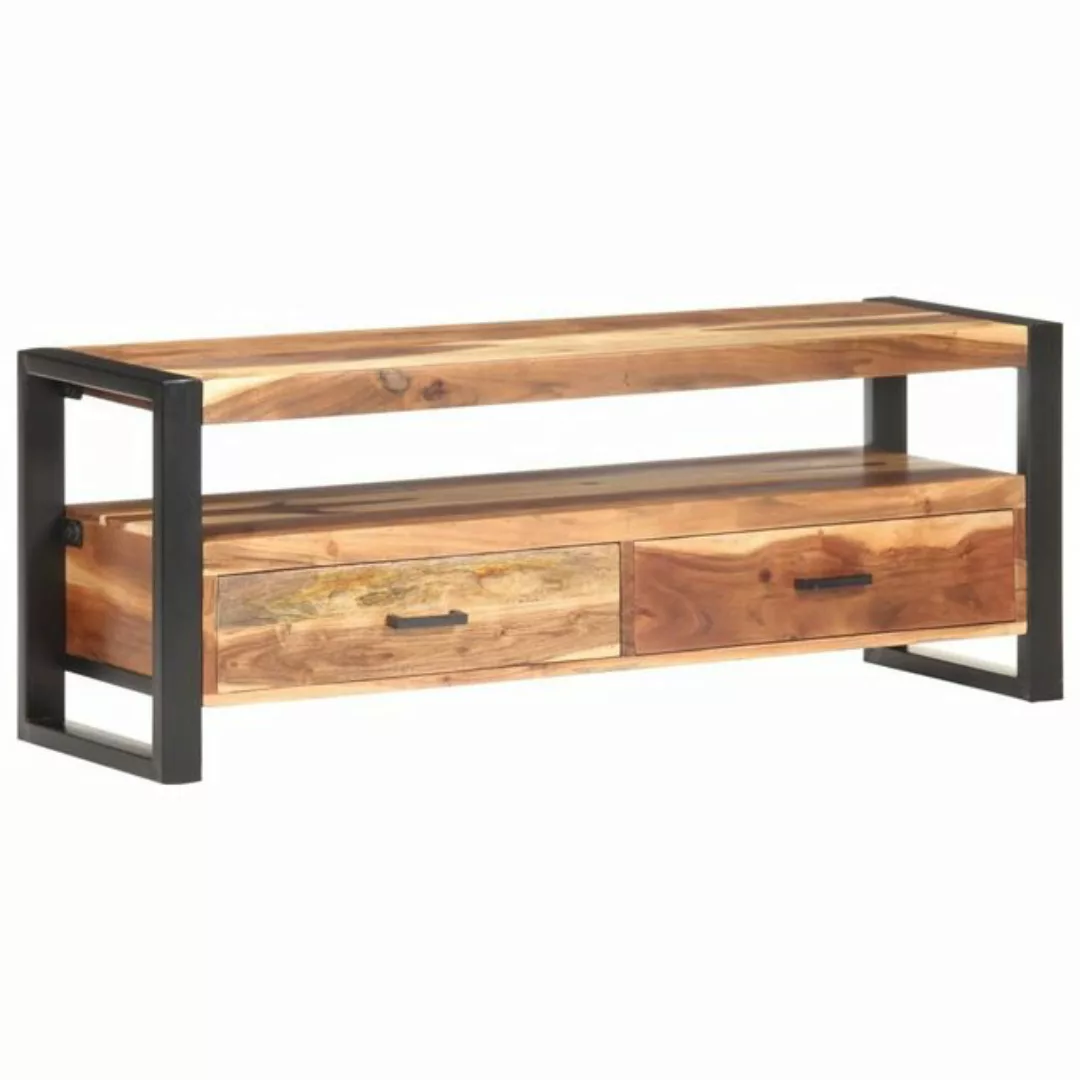 furnicato TV-Schrank 120x35x45 cm Massivholz Honigfarben günstig online kaufen