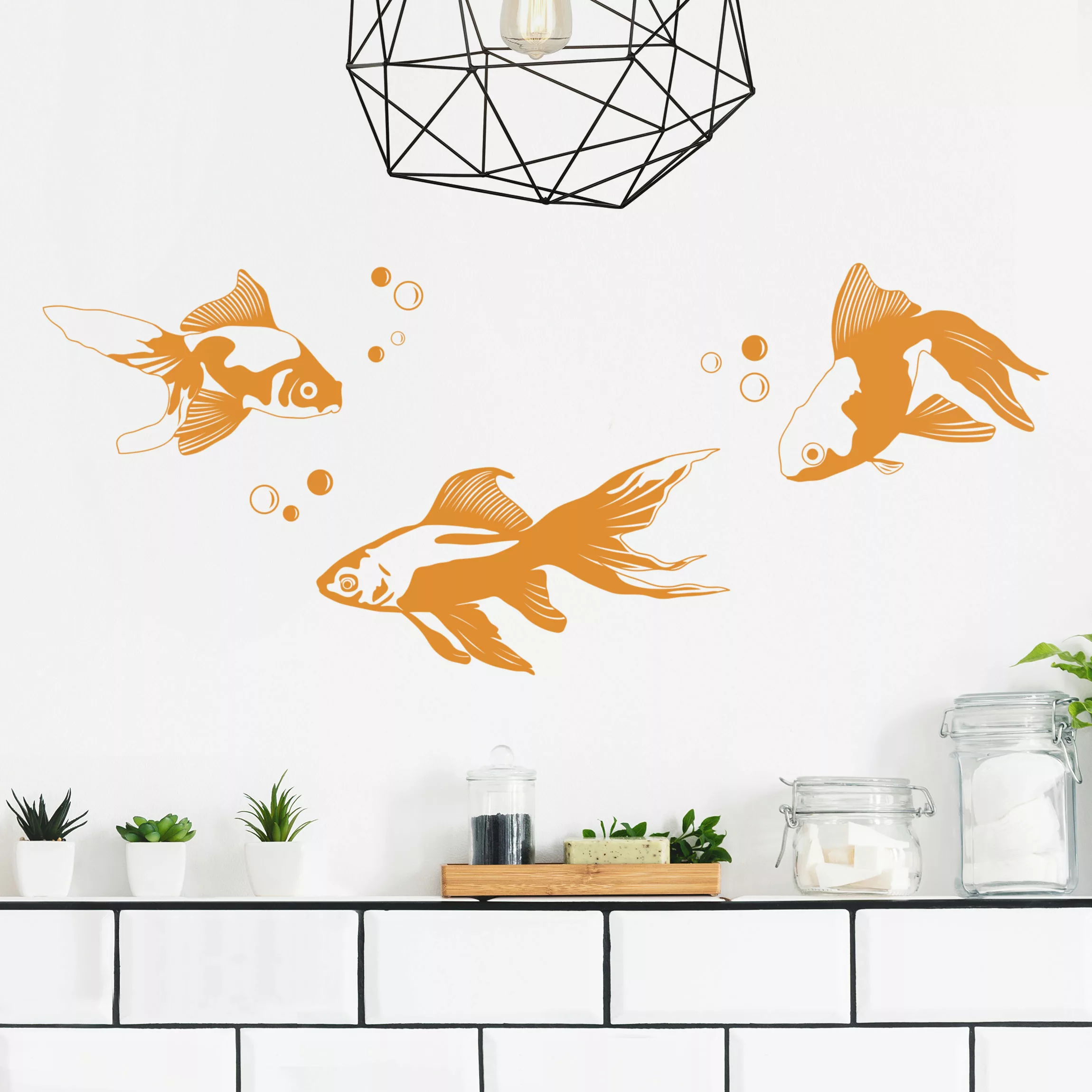 Wandtattoo Badezimmer Goldfische Set günstig online kaufen