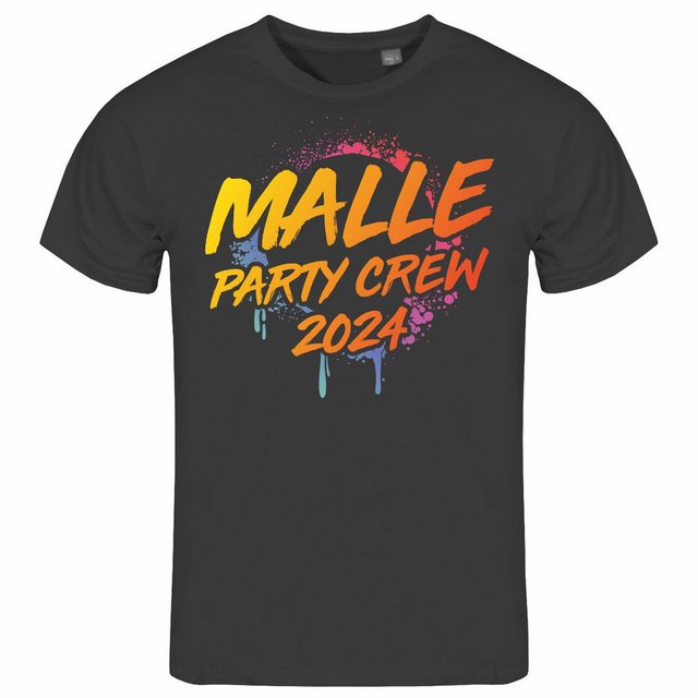 deinshirt Print-Shirt Herren T-Shirt Malle Party Crew 2024 Funshirt mit Mot günstig online kaufen