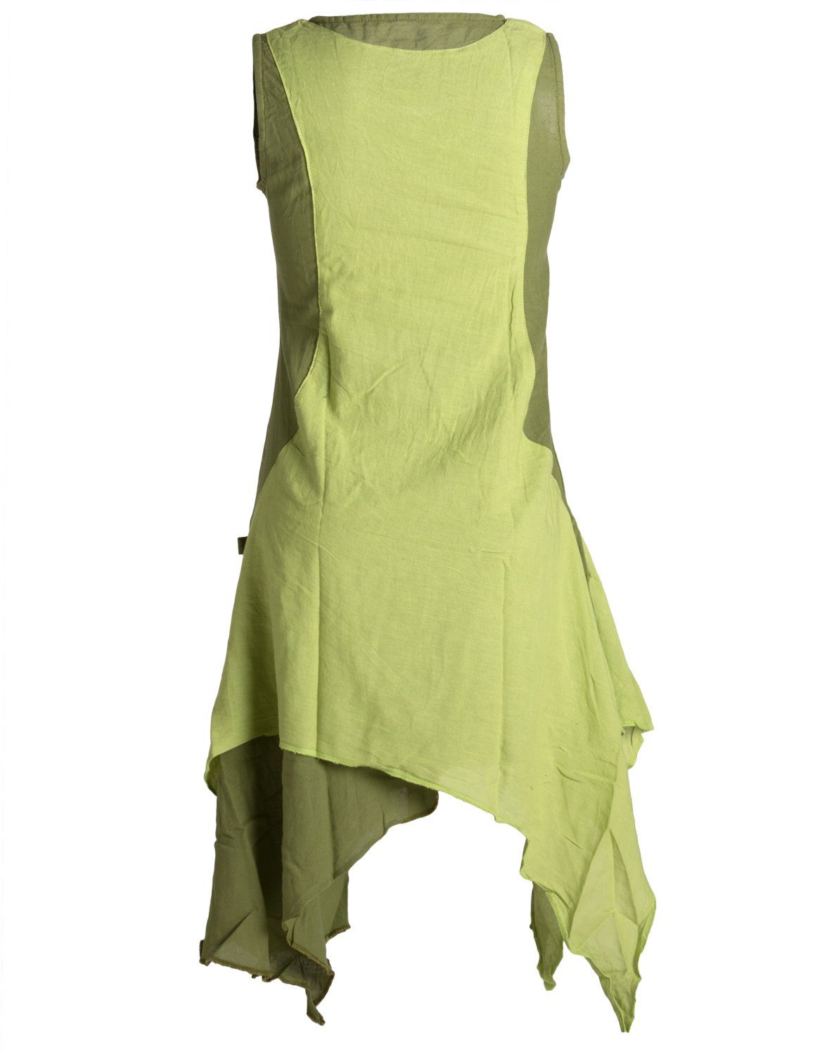 Vishes Sommerkleid Ärmelloses Lagenlook Kleid handgewebte günstig online kaufen