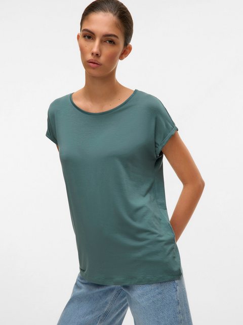 Vero Moda Rundhalsshirt VMAVA PLAIN SS TOP GAJRS NOOS günstig online kaufen