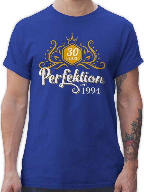 Shirtracer T-Shirt Dreißig Jahre Perfektion 1994 30. Geburtstag günstig online kaufen