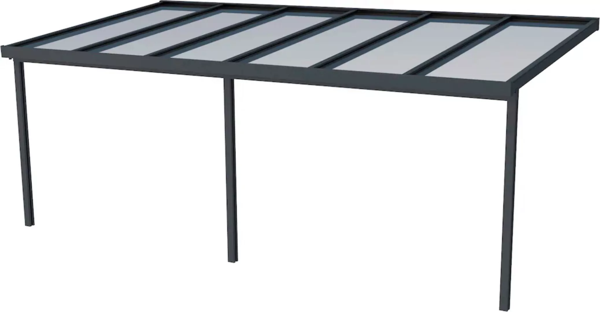 Gutta Terrassendach Premium Weiß 510 cm x 406 cm VSG 10 mm günstig online kaufen