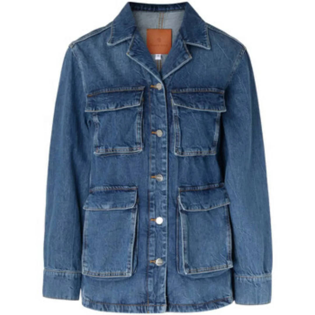 Anine Bing  Jacken Jacke  Alden in blauem Jeansstoff günstig online kaufen