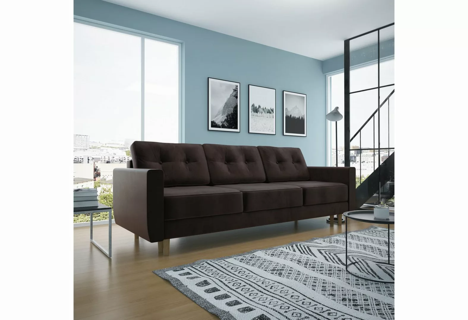 Unique Home Sofa Sofa, Schlafsofa BJO, mit Schlaffunktion Schlafsofa günstig online kaufen