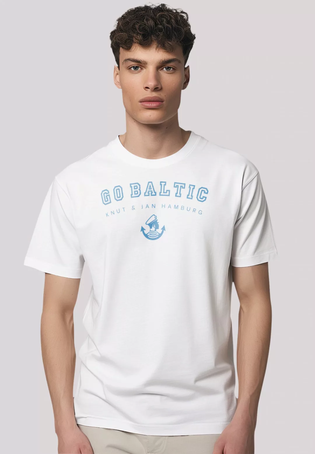 F4NT4STIC T-Shirt "Go Baltic Knut & Jan Hamburg", Premium Qualität günstig online kaufen