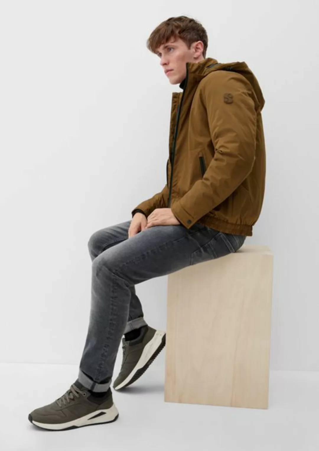 s.Oliver Outdoorjacke Jacke mit abnehmbarer Kapuze günstig online kaufen
